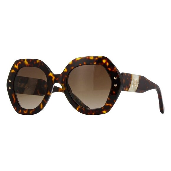 New CAROLINA HERRERA Havana Square Her 0126/S C9KHA Sunglasses Women - Picture 1 of 4